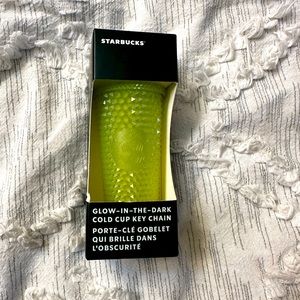 Starbucks Glow in the Dark Cold Cup Keychain